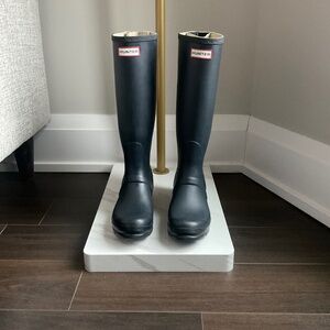 Hunter Original Tall Rain Boots Navy
